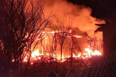 Domek letniskowy doszczętnie spłonął
