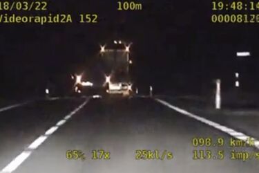 Droga Białystok-Augustów. Za wyprzedzanie zapłacił 6 tys. zł mandatu [WIDEO]