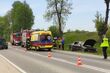 Wypadek na DK 19. Jedna osoba w szpitalu