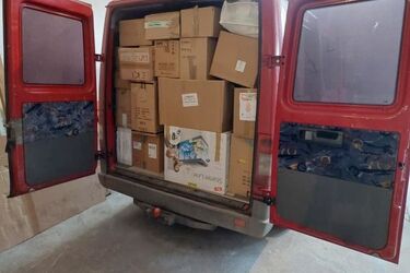 Transport z lekami wyruszył do Charkowa