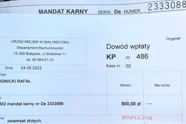 Wiceprezydent zaparkował na "kopercie". W internecie chwali się mandatem
