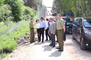 Delegacja z Iraku na polsko-białoruskiej granicy. Chcą współpracować z pogranicznikami