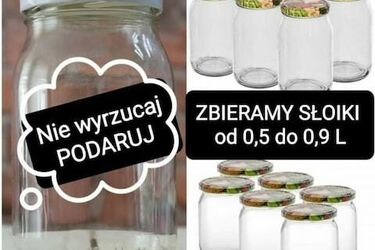 Masz niepotrzebne słoiki? Nie wyrzucaj ich - przydadzą się w szczytnym celu