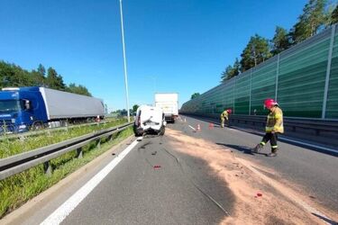 Karambol w Porosłach. Jedna osoba ranna