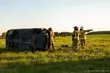 Śmiertelne dachowanie. Autem jechała m.in. 9-letnia dziewczynka [ZDJĘCIA]