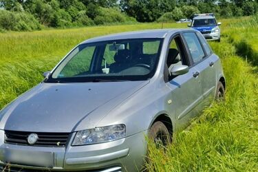 Policyjny pościg za złodziejem paliwa. W złapaniu przestępcy pomógł dron