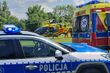Holender spowodował wypadek. Śmigłowiec przetransportował rannego do szpitala