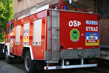 Wóz strażacki, 10 ton żywności i medykamentów - konwój wyruszył na Ukrainę [ZDJĘCIA]