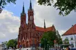 Z ambony o ks. Dębskim. Podczas mszy św. odczytano list metropolity do wiernych