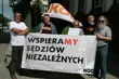 Rozprawa dyscyplinarna sędzi Doroty Zabłudowskiej. Protest przed sądem