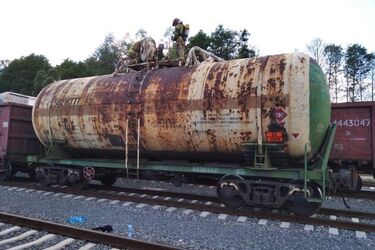 Dwa dni z rzędu doszło do wycieków gazu z cystern w Kuźnicy