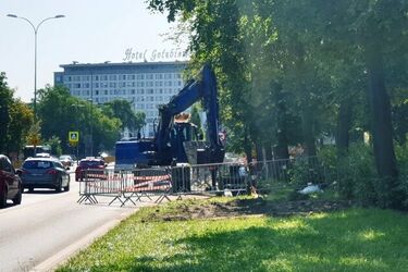 Prace na al. Piłsudskiego ponownie wydłużone