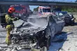Tragiczny wypadek na S8. Kobieta spłonęła w samochodzie 