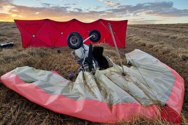 Tragiczny wypadek motolotni. Nie żyją 2 osoby