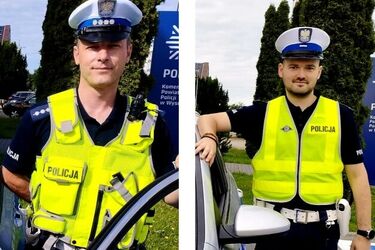 Policjanci eskortowali kobietę na porodówkę