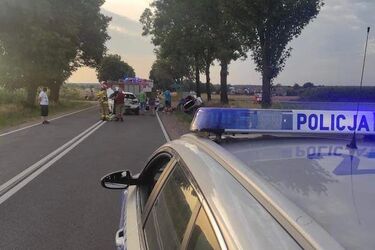 Zderzenie trzech samochodów. Są ranni