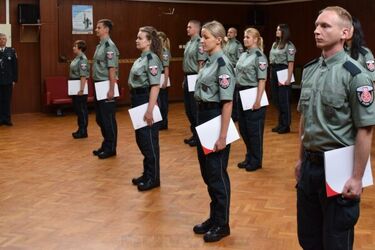 Nowi funkcjonariusze w Podlaskiej KAS