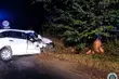 Auto uderzyło w przydrożne drzewo. Są ranni