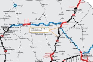 Kojejny fragment ekspresówki S61 oddany do użytku