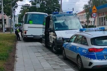Autobus w fatalnym stanie technicznym wiózł dzieci