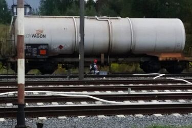 Z cysterny wyciekł metanol