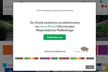 Koniec z Wrotami Podlasia. Województwo ma nowy portal informacyjny