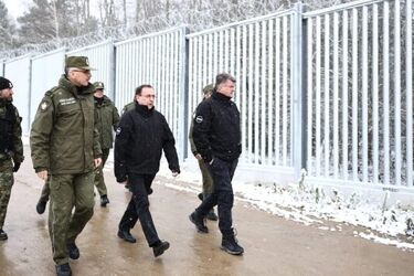 21 km granicy pod elektroniczną kontrolą. Jest tam ponad 300 kamer