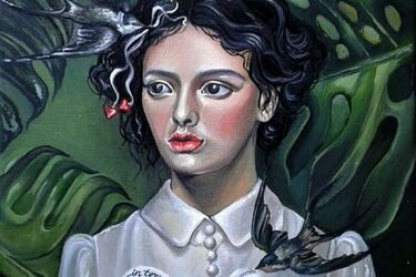 "W moich oczach" -  wystawa prac Olhi Danovej w Domu Kultury "Śródmieście"