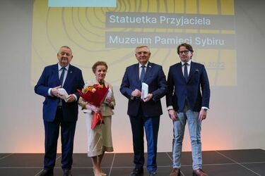 Trzy osoby otrzymały tytuł Przyjaciela Muzeum Pamięci Sybiru 2022