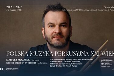 Muzyczne zakończenie sezonu z mocnym uderzeniem. Mariusz Mocarski i perkusja