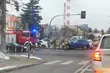 Zderzenie kilku samochodów. Tworzą się korki
