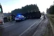Wywrócona ciężarówka i nie tylko. W Podlaskiem poranek pełen wypadków