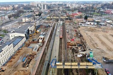 Rail Baltica. Prace na odcinku Białystok-Czyżew postępują z dnia na dzień