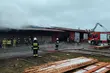 Pożar tartaku. Wewnątrz znaleziono zwęglone zwłoki mężczyzny