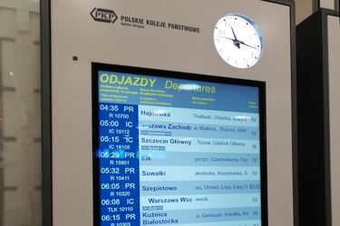 Uszkodzona sieć trakcyjna. Duże problemy na stacji Białystok