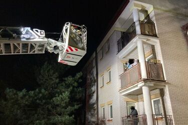 Pożar w bloku na ul. Barszczańskiej. Ewakuowano 44 osoby