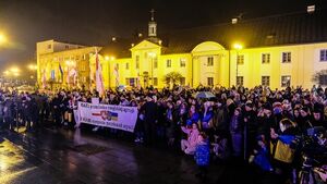 Białystok solidarny z Ukrainą [ZDJĘCIA]