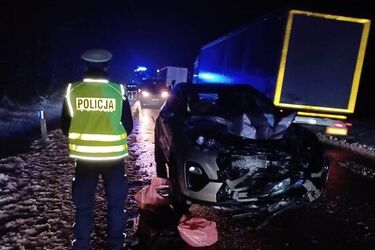 3 osoby trafiły do szpitala po wypadku w rejonie miejscowości Bełda