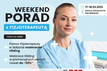 Promocje i porady fizjoterapeutów w salonie Pan Materac w Białymstoku
