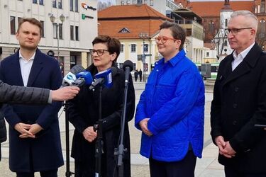 Posłanki Lubnauer i Szumilas w Białymstoku. Mówiły m.in. o aferze willa plus