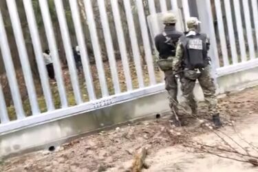 Zaatakowali Straż Graniczną. W ruch poszły kamienie i gałęzie