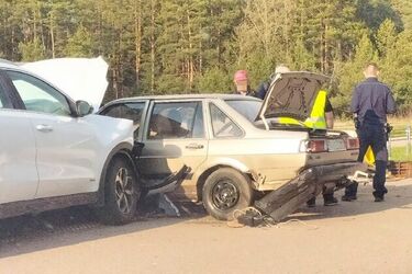 Wypadek na trasie Białystok-Łapy. Jedna osoba jest ranna