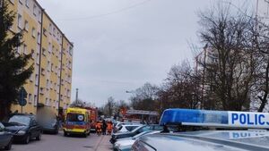 Wybuch w mieszkaniu w bloku. Jedna osoba ranna