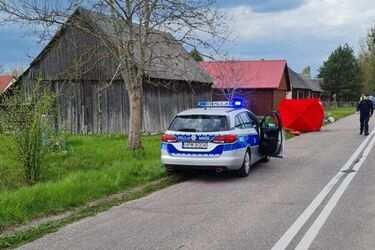 Śmiertelne potrącenie rowerzysty w gminie Narewka