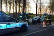 Auto uderzyło w drzewo. 3 osoby, w tym dziecko, przetransportowane do szpitala