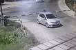 Utknął na przejeździe kolejowym - podczas egzaminu na prawo jazdy