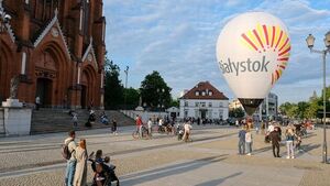 Miasto Białystok zaprezentowało swój promocyjny balon sportowy [ZDJĘCIA]
