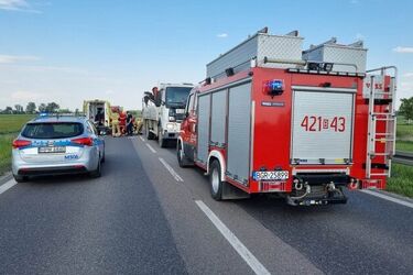 Volvo wjechało w rowerzystę