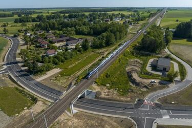 Rail Baltica. Nowy wiadukt kolejowy otwarty