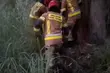 Akcja ratownicza w rezerwacie. Syryjczyk utknął na bagnach [WIDEO]